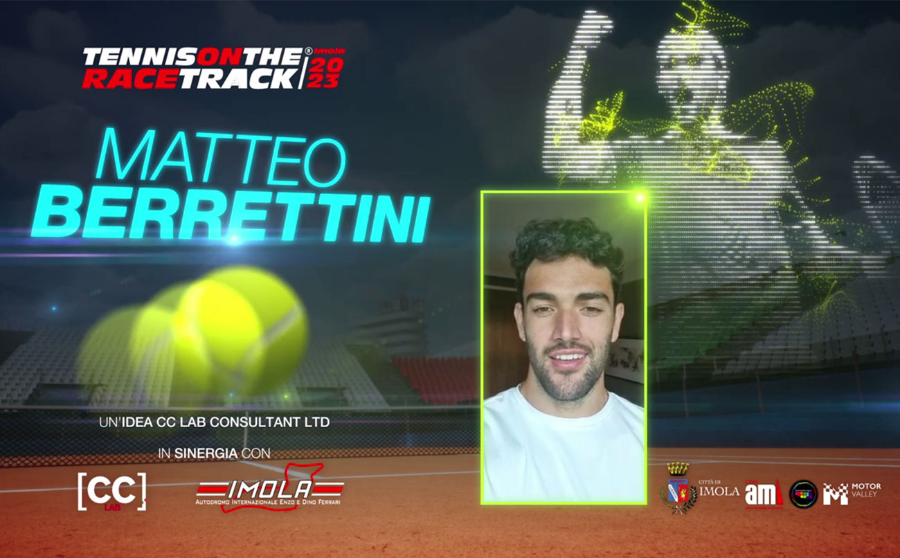 Annuncio della partecipazione al Torneo ad inviti di Matteo Berrettini